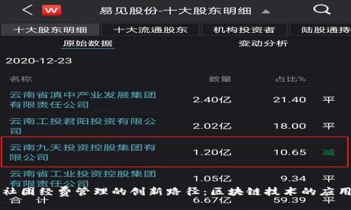 社团经费管理的创新路径:区块链技术的应用
