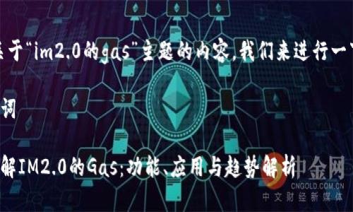 好的，关于“im2.0的gas”主题的内容，我们来进行一下规划。

与关键词

深入了解IM2.0的Gas：功能、应用与趋势解析